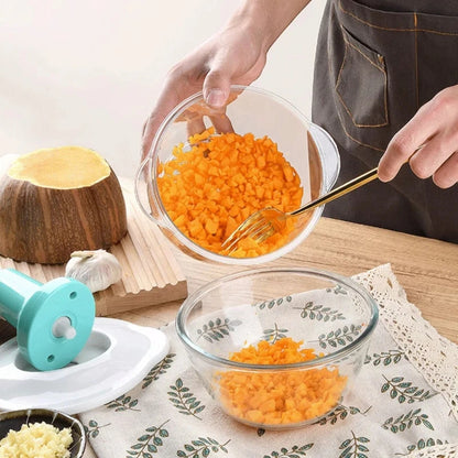 Hand Push Chopper – 1.5L Vegetable And Meat Mincer