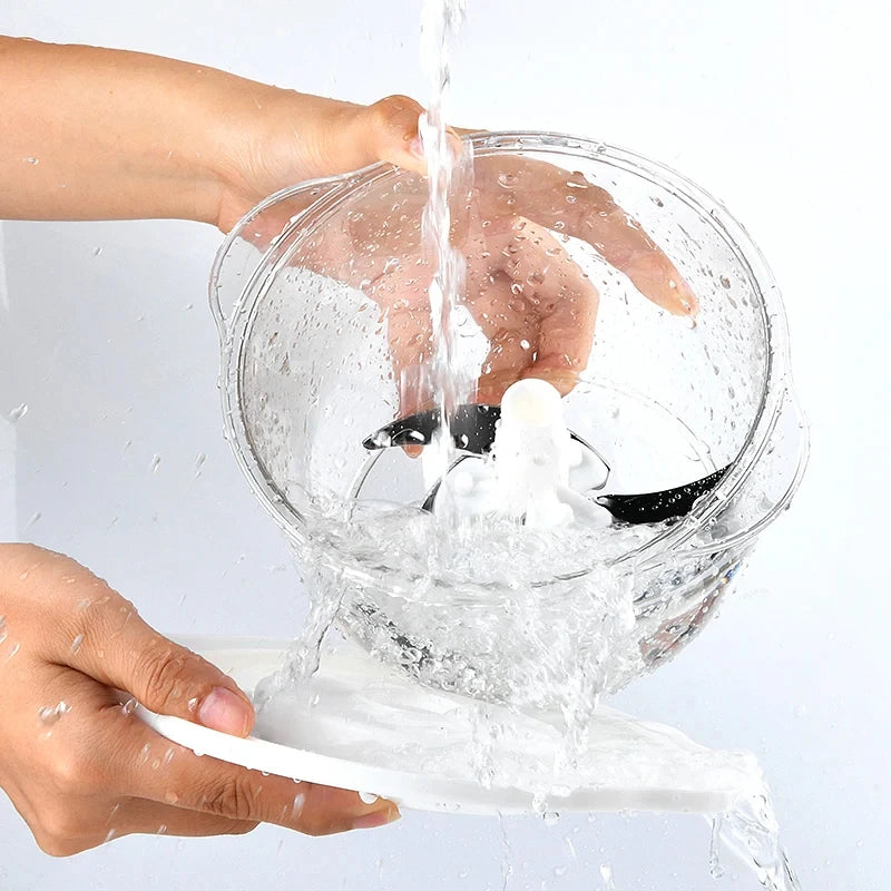 Manual press type vegetable cutter household multi-functional cooking machine mincing machine