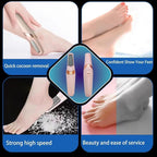 Electric Foot File Callus Remover, Rechargeable pedicure Tools Foot Care Kit