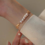 Leaf Pearl Bracelet