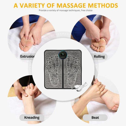 EMS Foot Massager Tens Pulse Electric Muscle Stimulation Feet Massage Machine Improve Blood Circulation Pain Relief