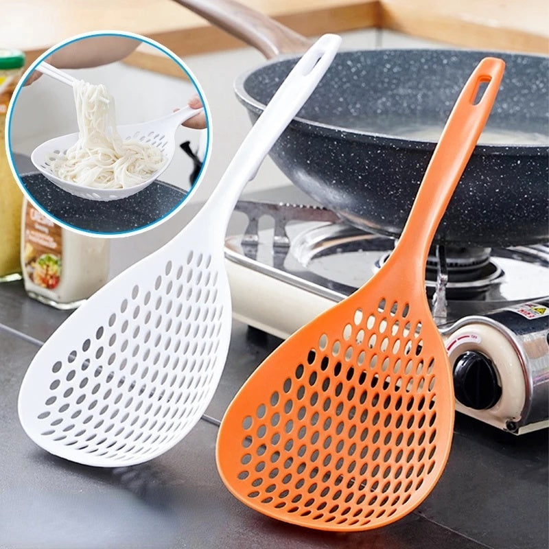 Large Scoop Strainer Scoop Noodle Dumpling Colander  Household Cooking Scoop Colander Kitchen Accessories
