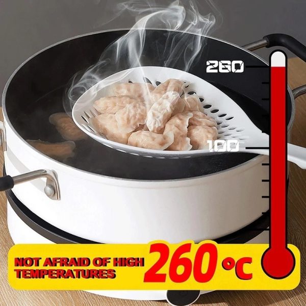 Large Scoop Strainer Scoop Noodle Dumpling Colander  Household Cooking Scoop Colander Kitchen Accessories