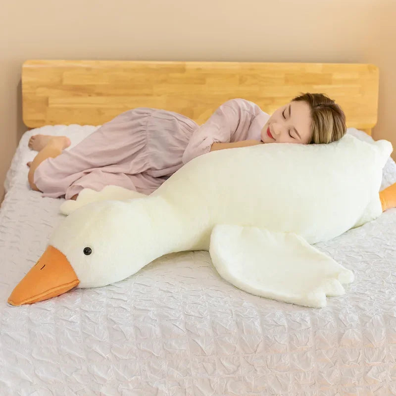 Delightful Funny Goose Plush Toy Soft Duck Pillow Stuffed Animal Kids Gift