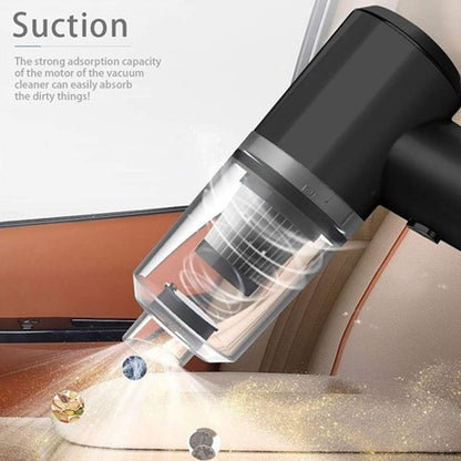 Powerful Rechargeable 3 In 1 Dual Mode Cordless Handheld Wireless Handy Portable light weight Vacuum Cleaner with LED Light, Dust Collection Lighting Mini Wet Dry Vacuum for Car Sofas Carpet Interior &Home Office Cleaning Tool Strong suction